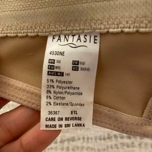 Fantasie strapless bra